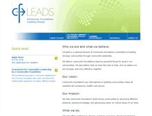 Tablet Screenshot of cfleads.org